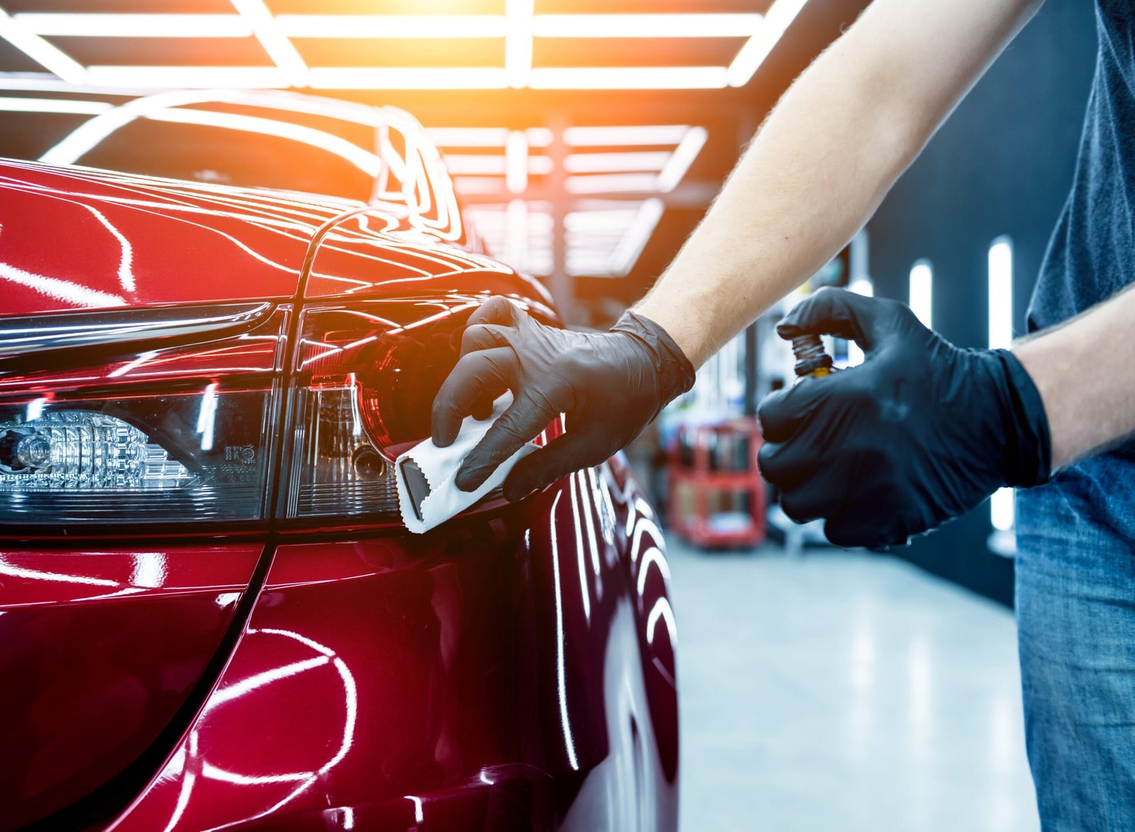 car service worker applying nano coating car scaled